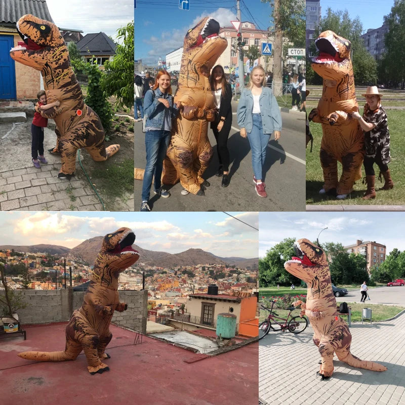 T-rex inflatable Halloween Mascot