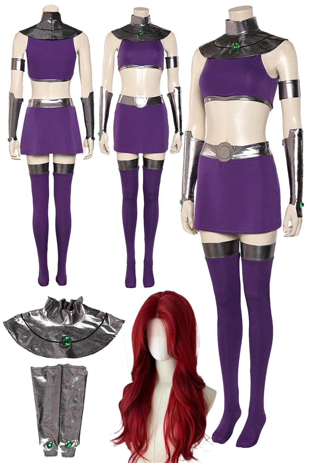 Starfire Costumes for Adults - Princess Koriand'r Cosplay | Oveni