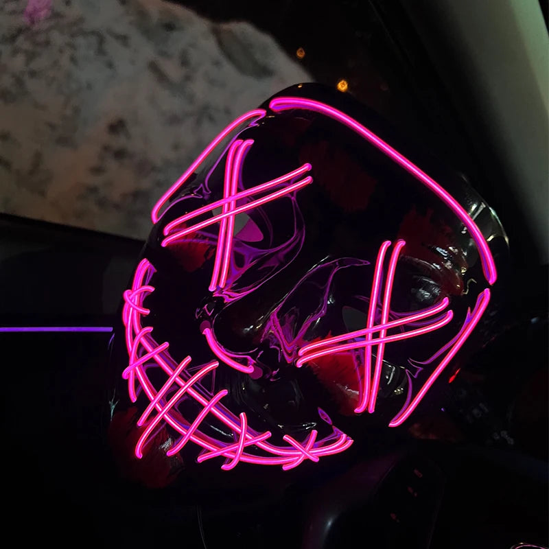 Neon LED Purge Mask Glow