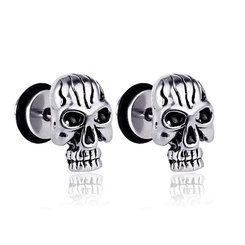 Stud Earrings Halloween Pumpkin Head Earrings