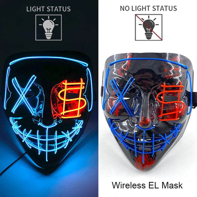 Neon LED Purge Mask Glow