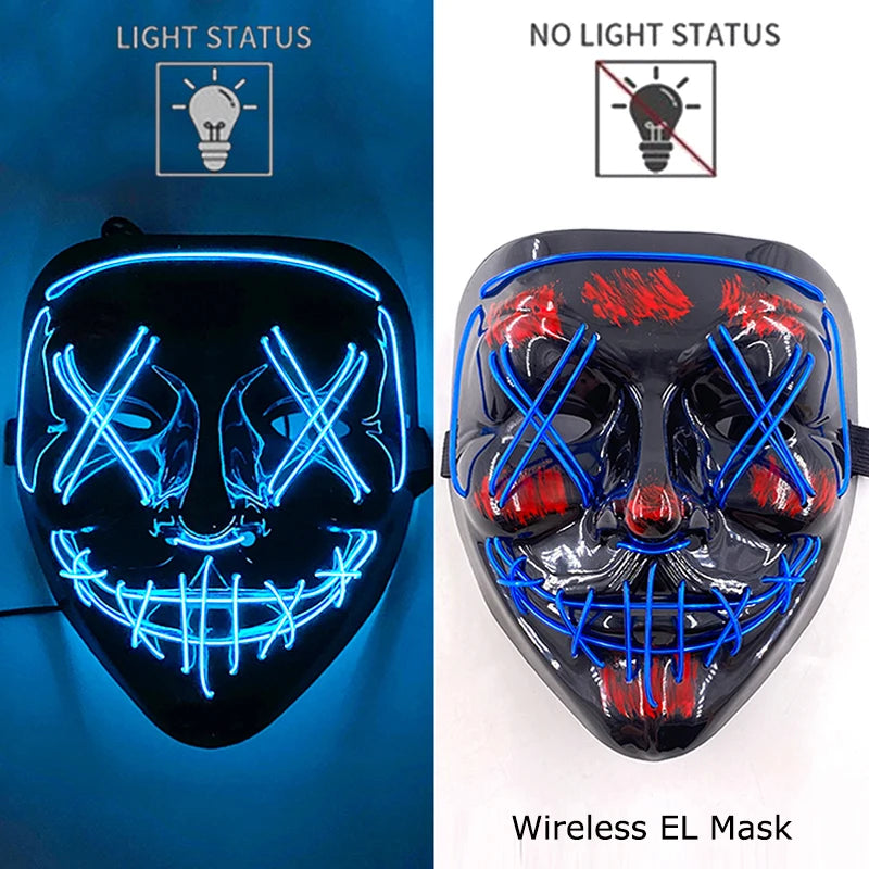 Neon LED Purge Mask Glow