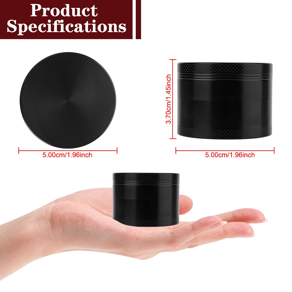 Portable Herb Grinder - 4 Layer Tobacco Grinder | Oveni