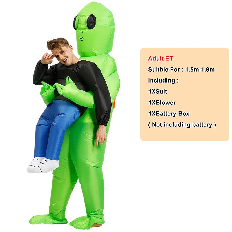 Inflatable Alien Costume - Scary Monster Cosplay | Oveni