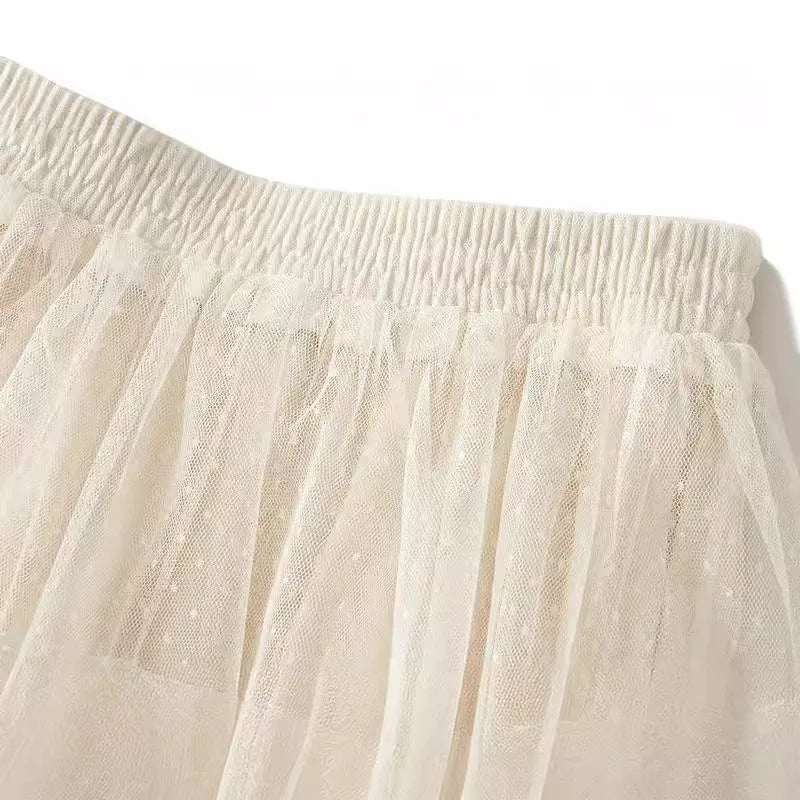 Women's High Waisted Skirt - Slimming Sand Fold Skirt | Oveni
