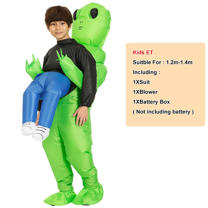 Inflatable Alien Costume - Scary Monster Cosplay | Oveni