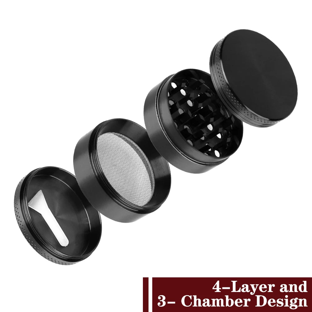 Portable Herb Grinder - 4 Layer Tobacco Grinder | Oveni
