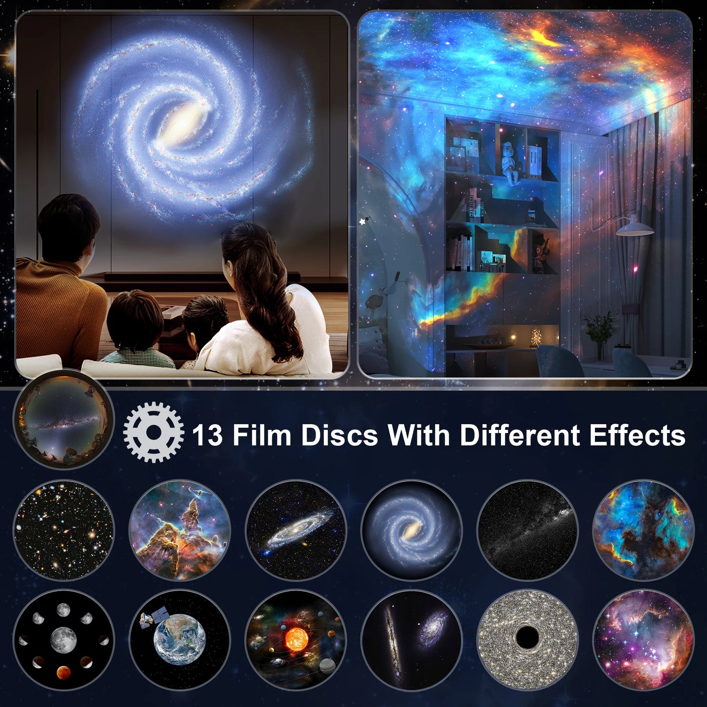 Galaxy Projector, Planetarium Star Projector Realistic Starry