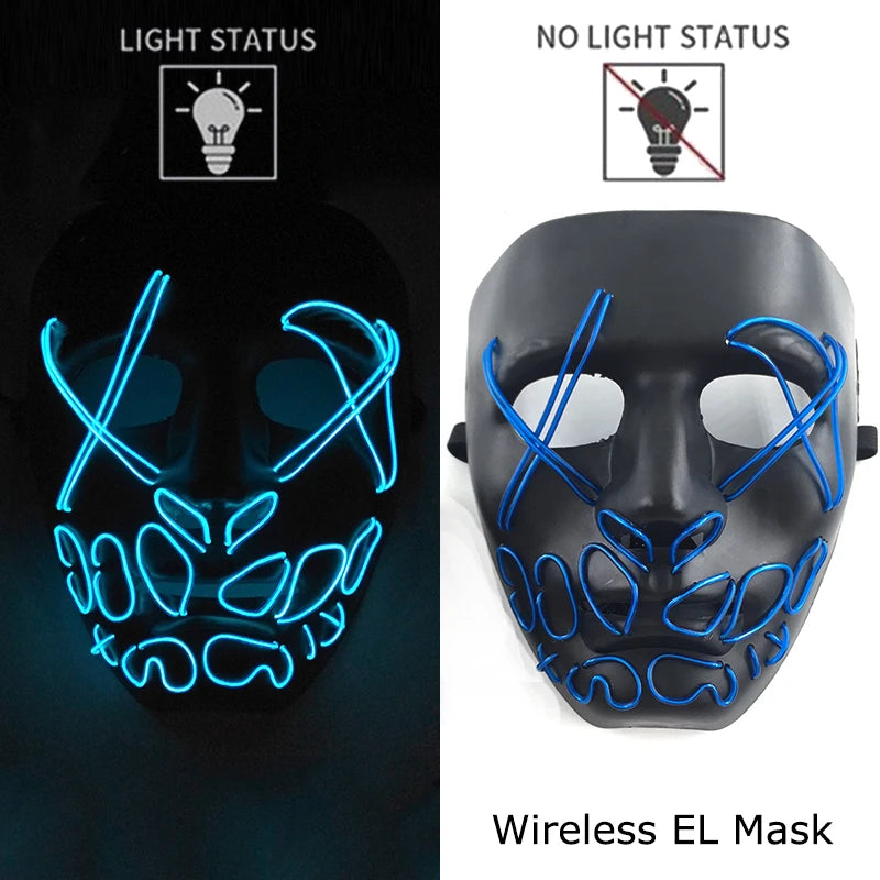 Neon LED Purge Mask Glow