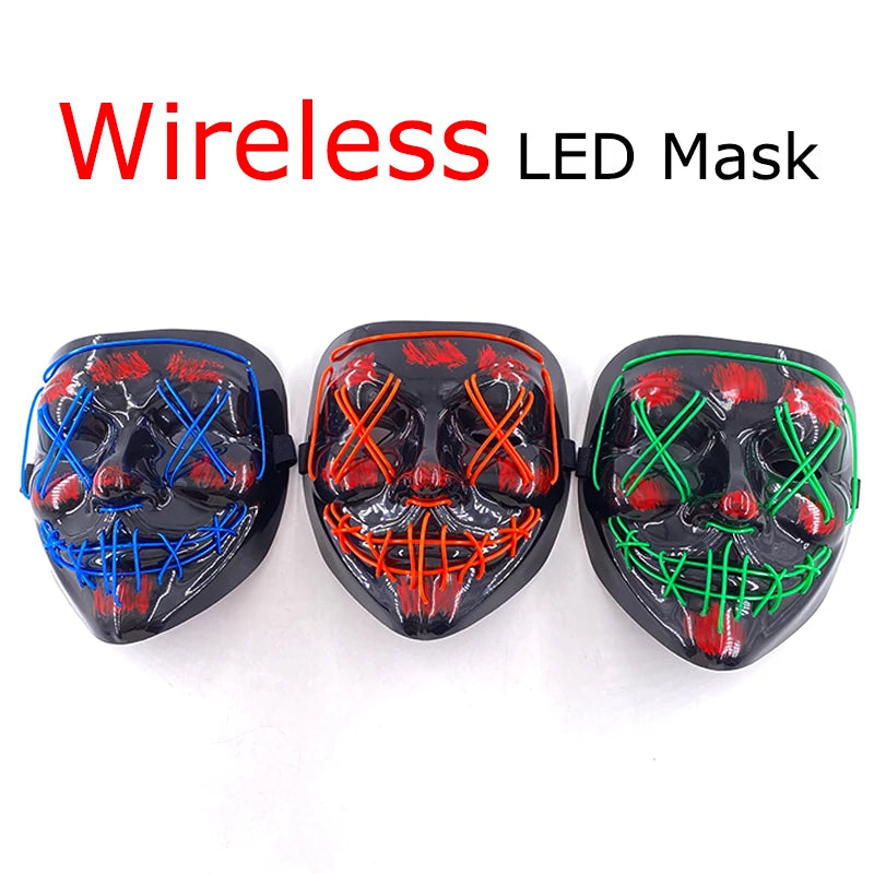 Neon LED Purge Mask Glow