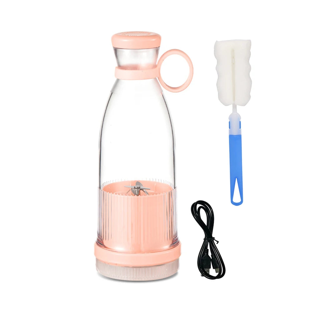Rechargeable Mixers Fresh Fruit Juicers Blue/Pink Usb