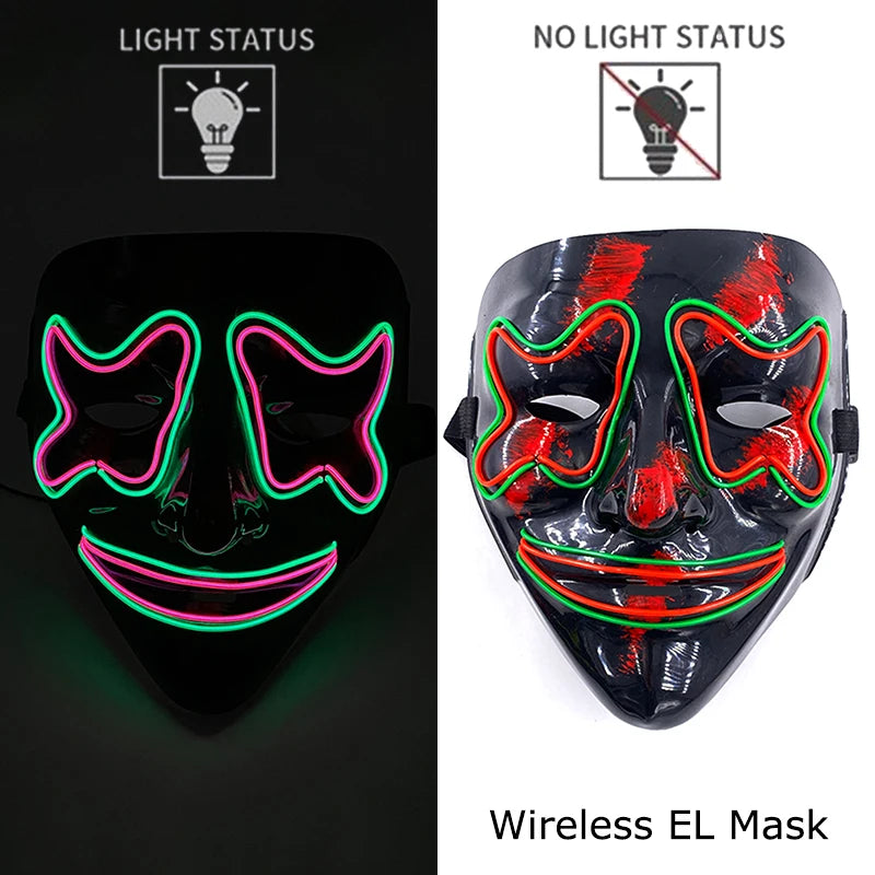 Neon LED Purge Mask Glow