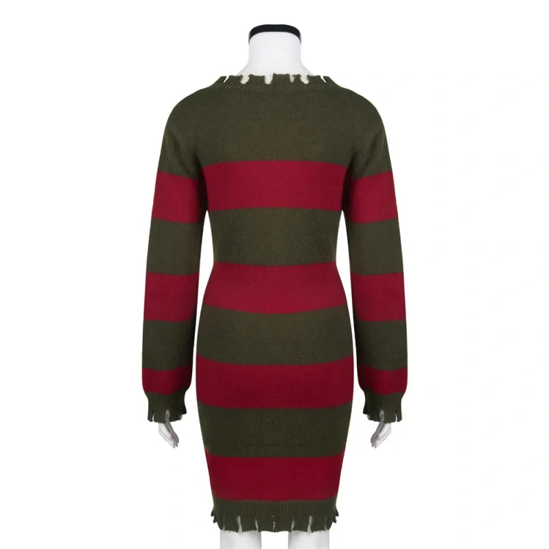 Women's Freddy Krueger Sweater - Halloween Cosplay | Oveni