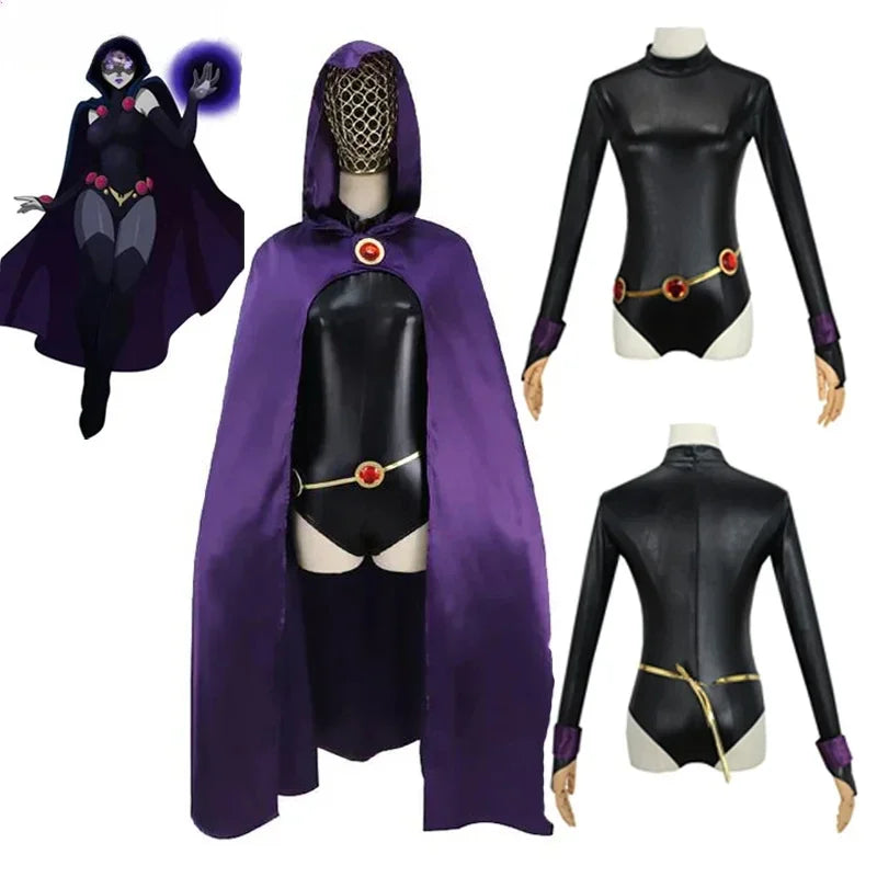 Titans Raven Costume - Halloween Raven Costume | Oveni