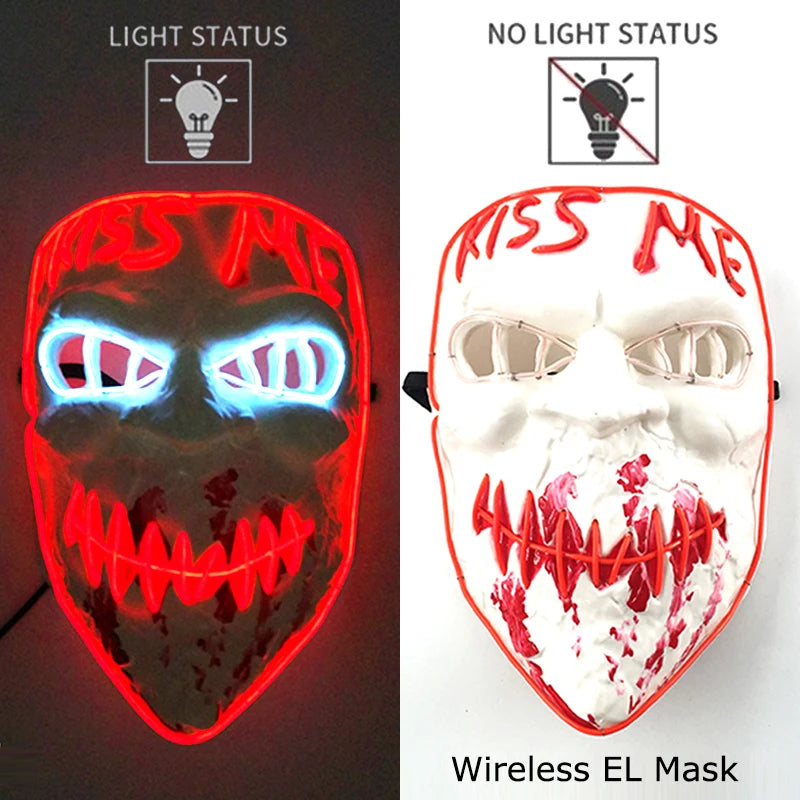 Neon LED Purge Mask Glow