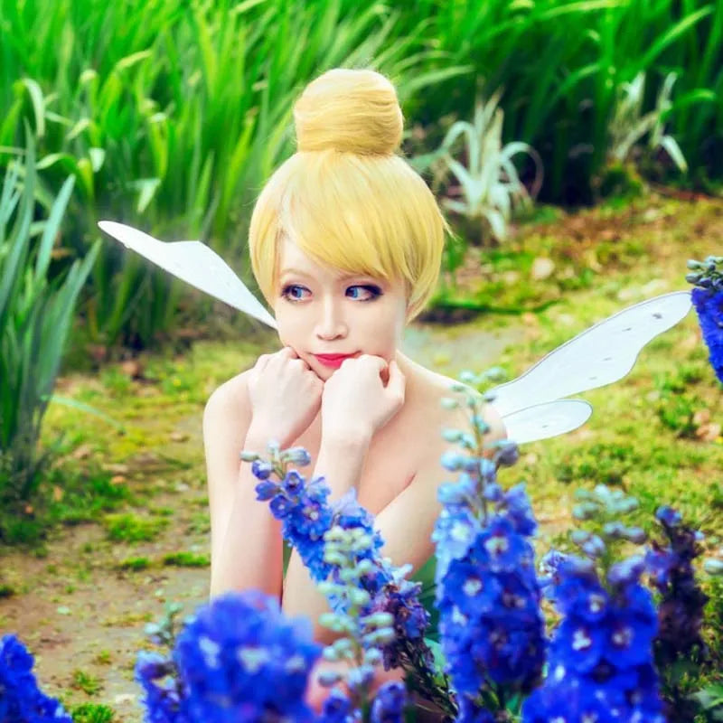 Tinkerbell Dress Costume - Mini Dresses with Wig | Oveni