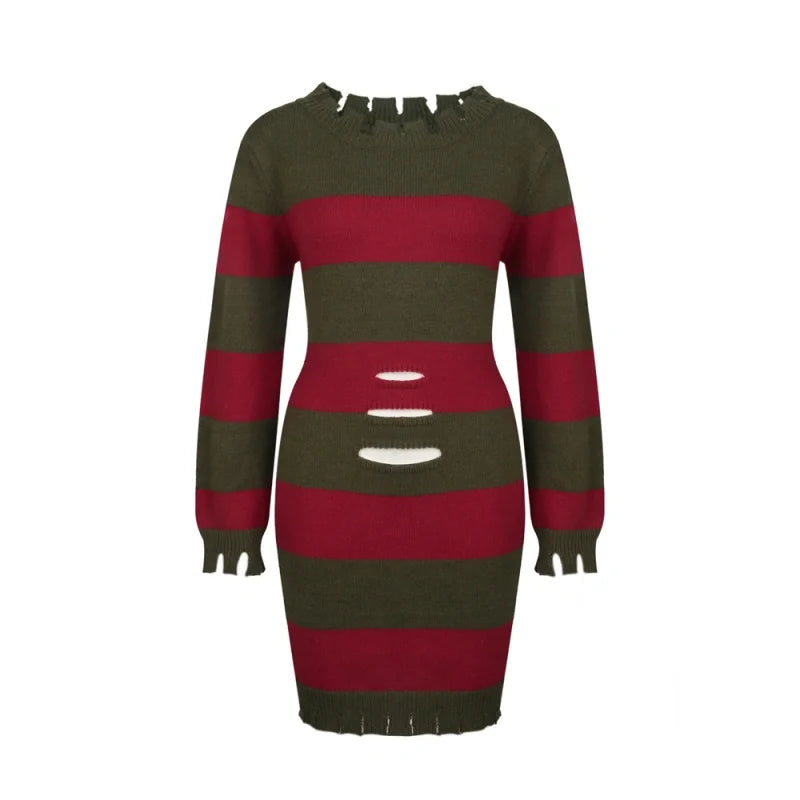 Women's Freddy Krueger Sweater - Halloween Cosplay | Oveni