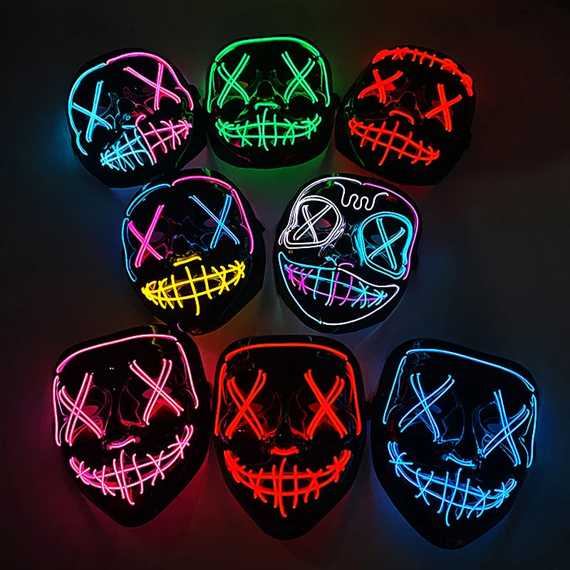 Neon LED Purge Mask Glow