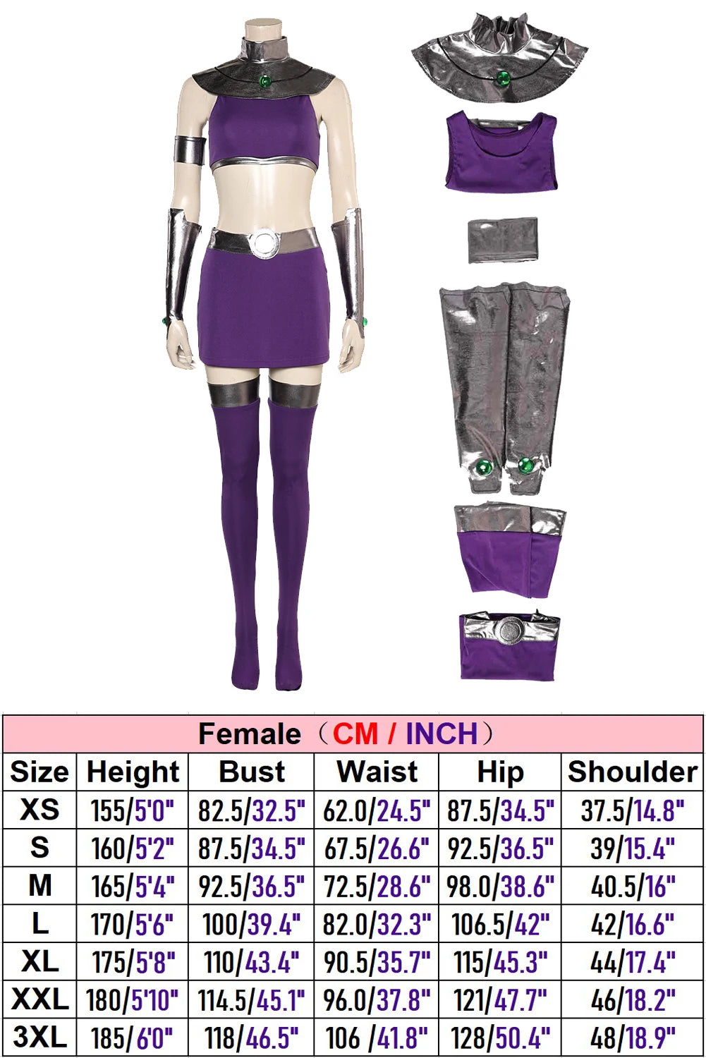 Starfire Costumes for Adults - Princess Koriand'r Cosplay | Oveni