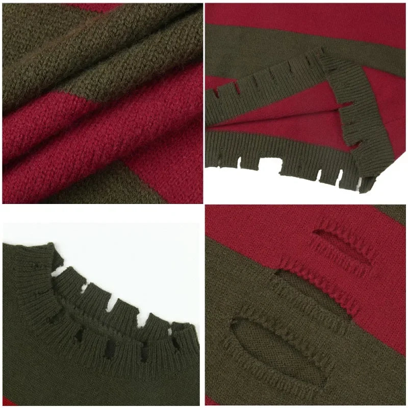 Women's Freddy Krueger Sweater - Halloween Cosplay | Oveni
