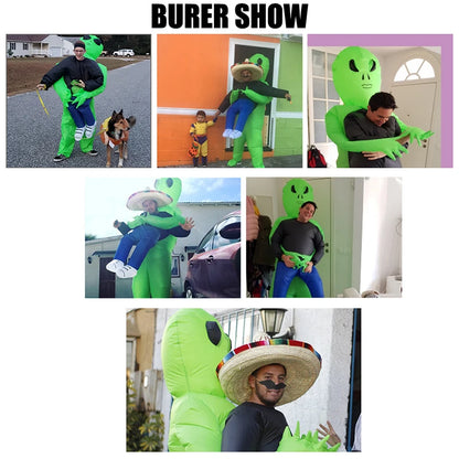 Inflatable Alien Costume - Scary Monster Cosplay | Oveni