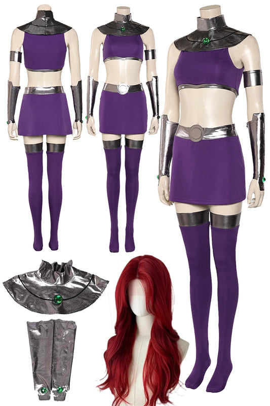 Starfire Costumes for Adults - Princess Koriand'r Cosplay | Oveni