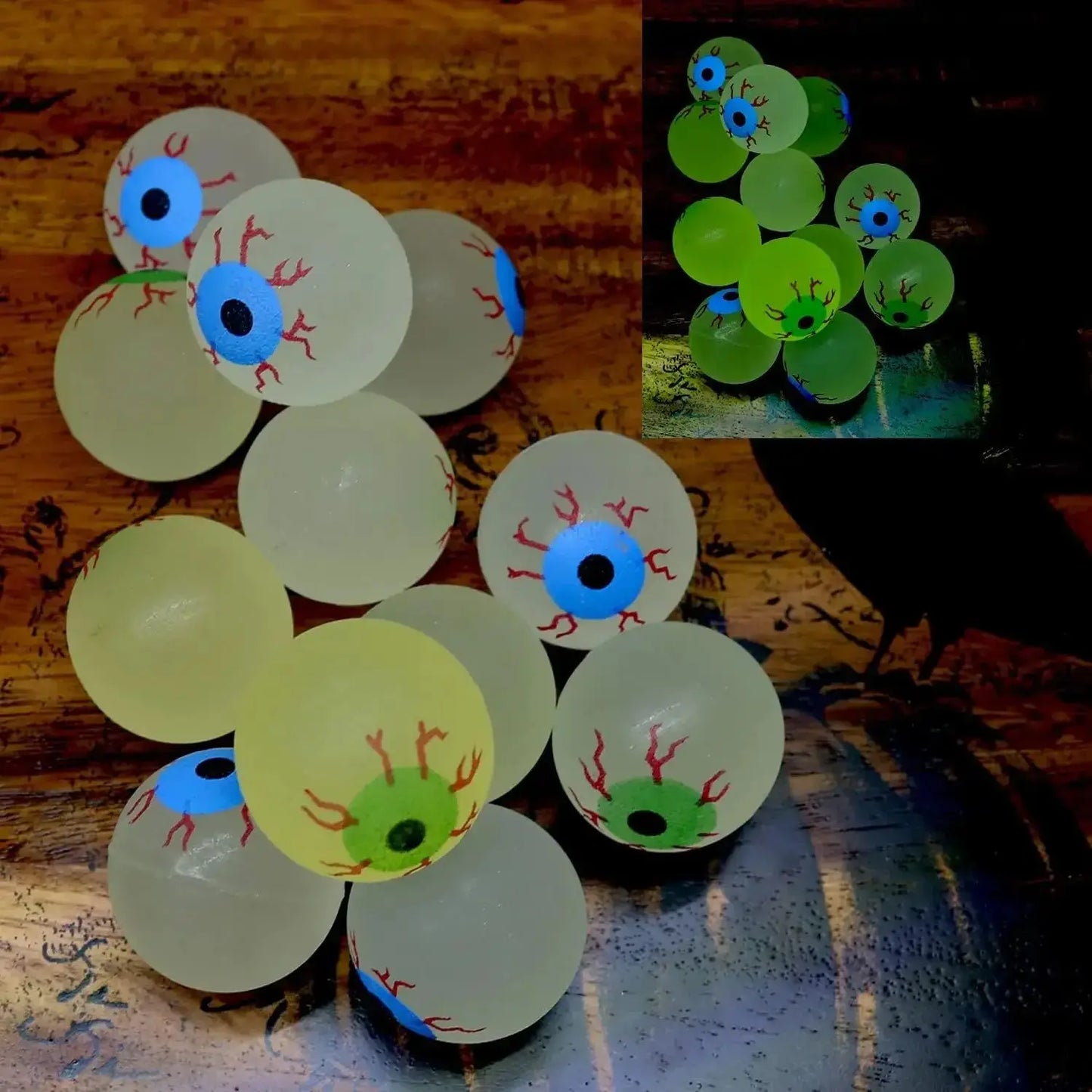 5/10/20pcs Glow in The Dark Eyeball