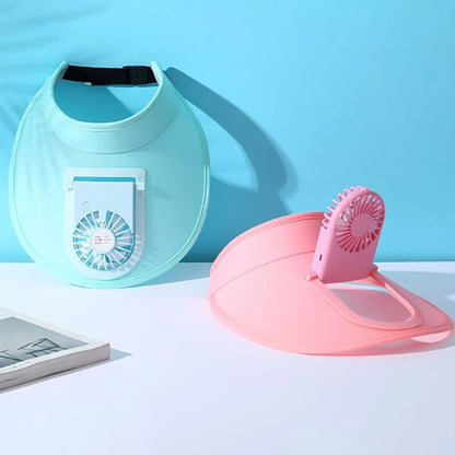 Breathable Cooling Fan Hat