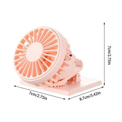Solar Portable  Hat Clip