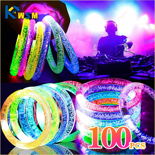 Halloween LED Acrylic Glow Bracelet
