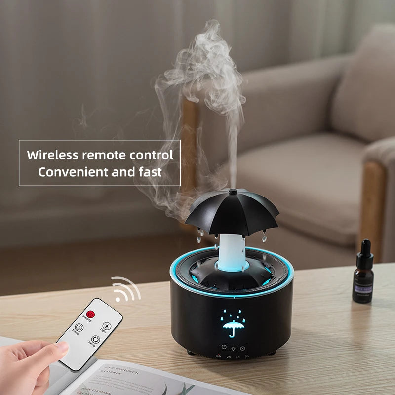 Cloud Rain Humidifier Raindrop Aroma Essential Oil