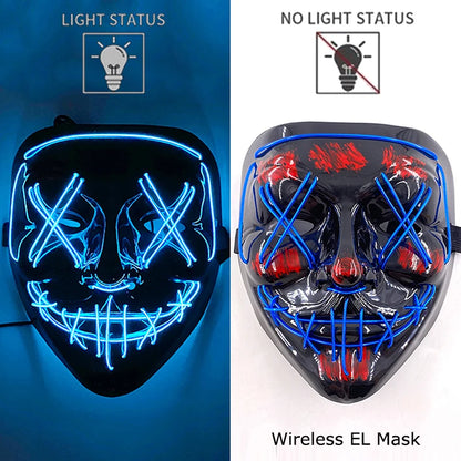 Neon LED Purge Mask Glow