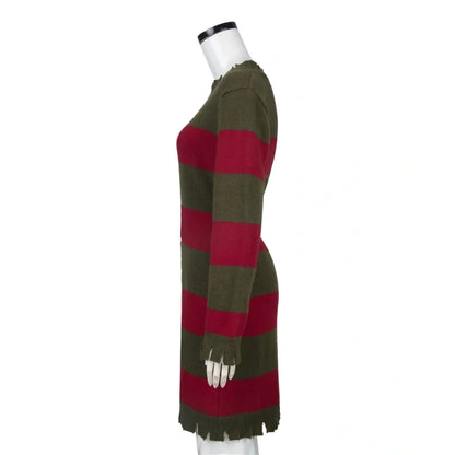 Women's Freddy Krueger Sweater - Halloween Cosplay | Oveni