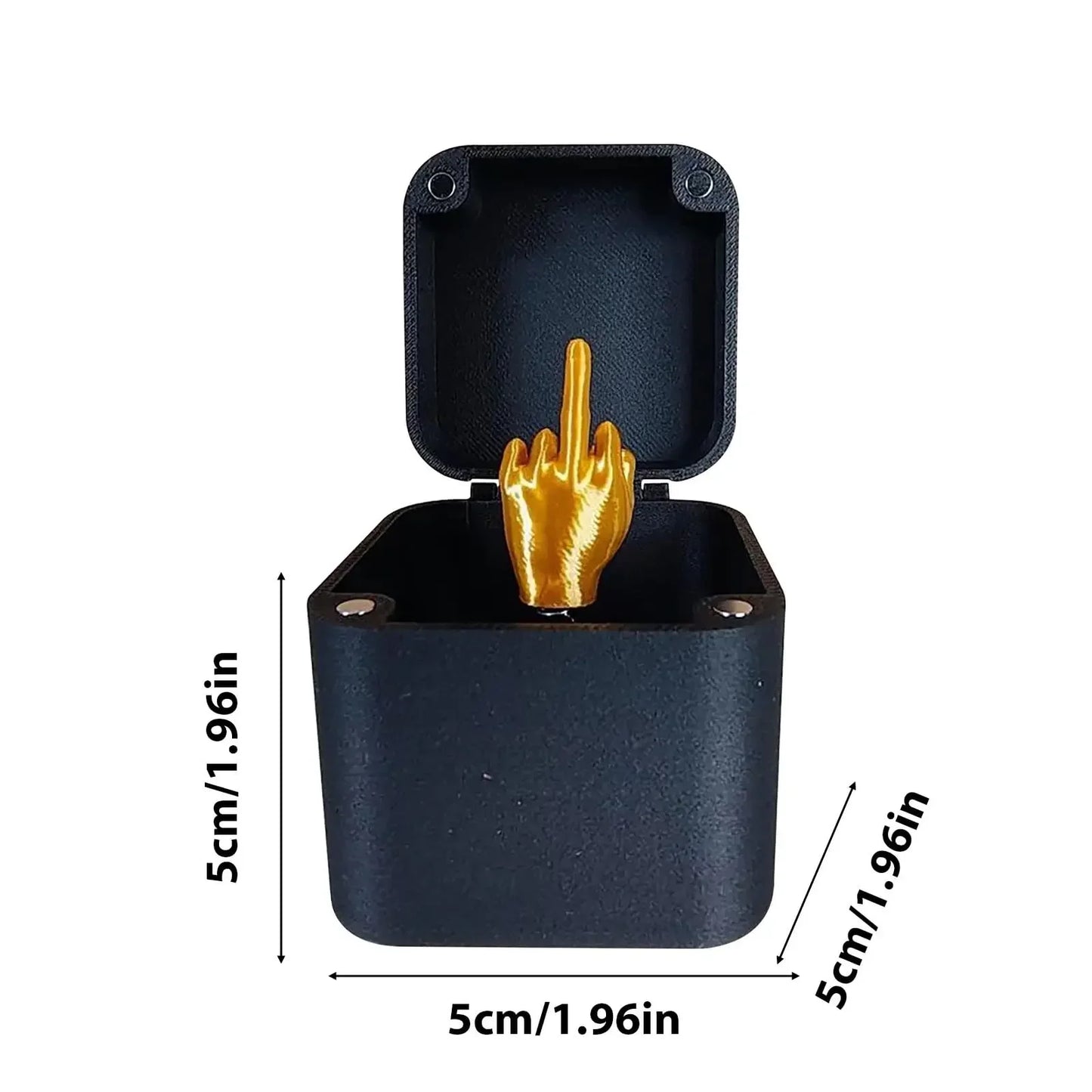 Middle Finger in Box -Gag Gift