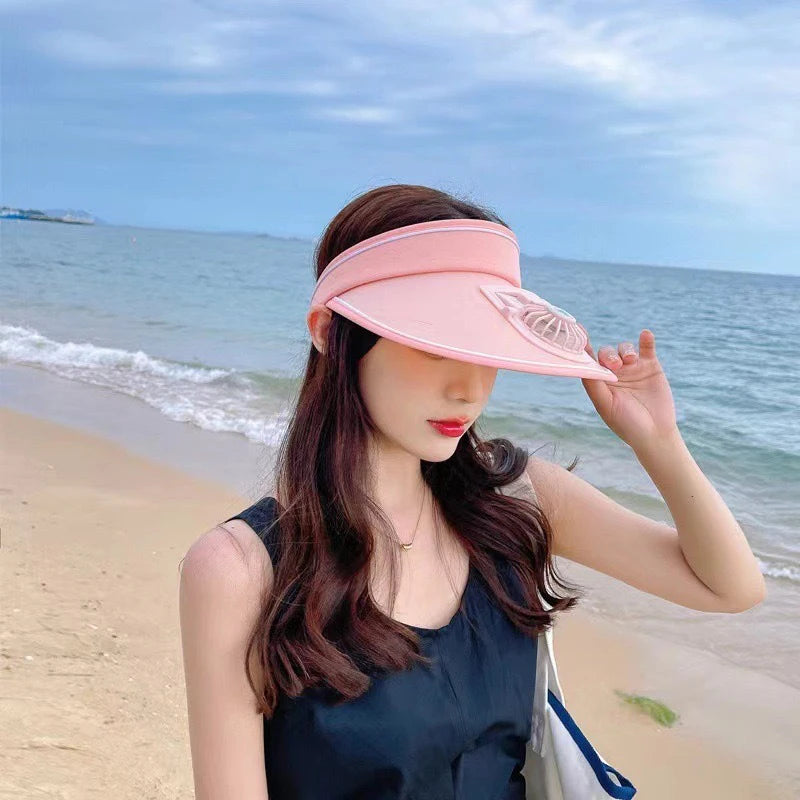 Breathable Cooling Fan Hat