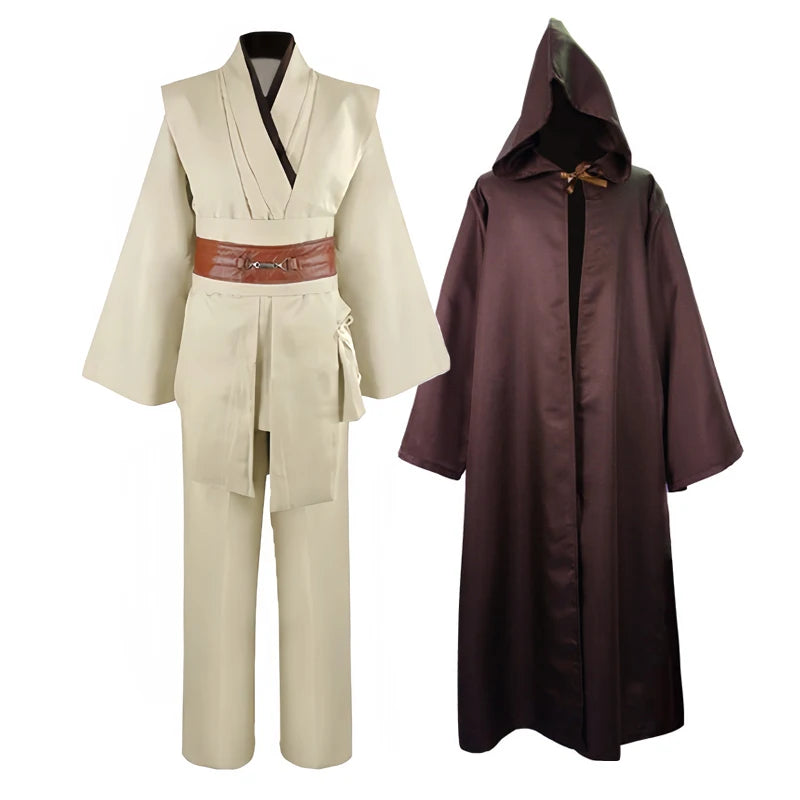 Obi Wan Kenobi Men's Costume Robe Adult Male Jedi Knight