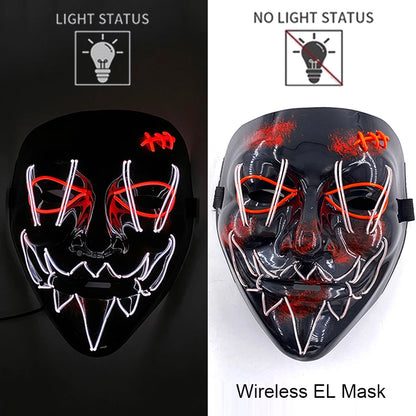 Neon LED Purge Mask Glow