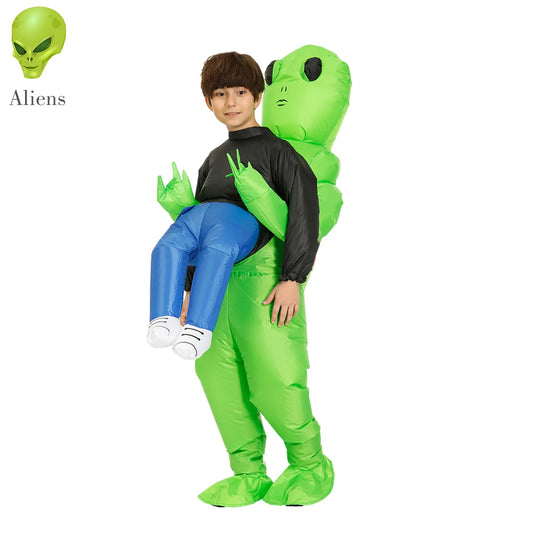 Inflatable Alien Costume - Scary Monster Cosplay | Oveni