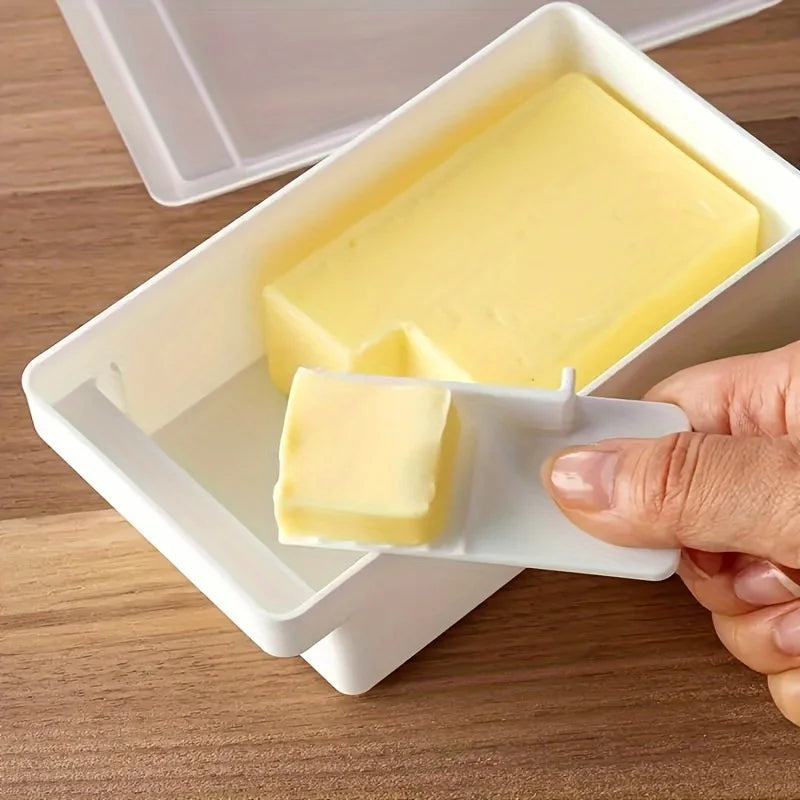 Butter Cutter Box With Lid And Knife
