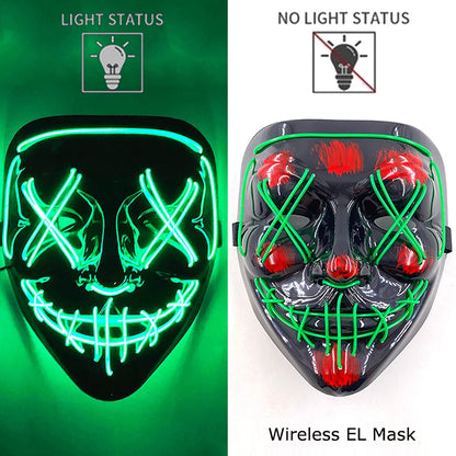 Neon LED Purge Mask Glow