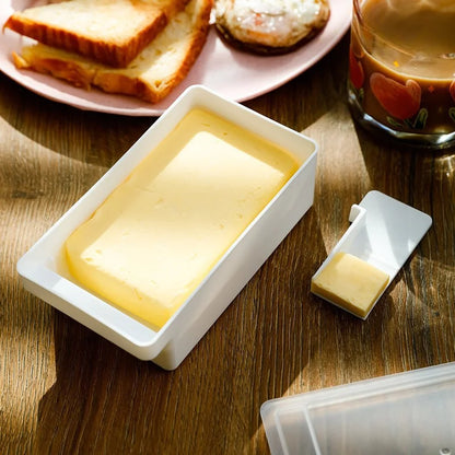 Butter Cutter Box With Lid And Knife