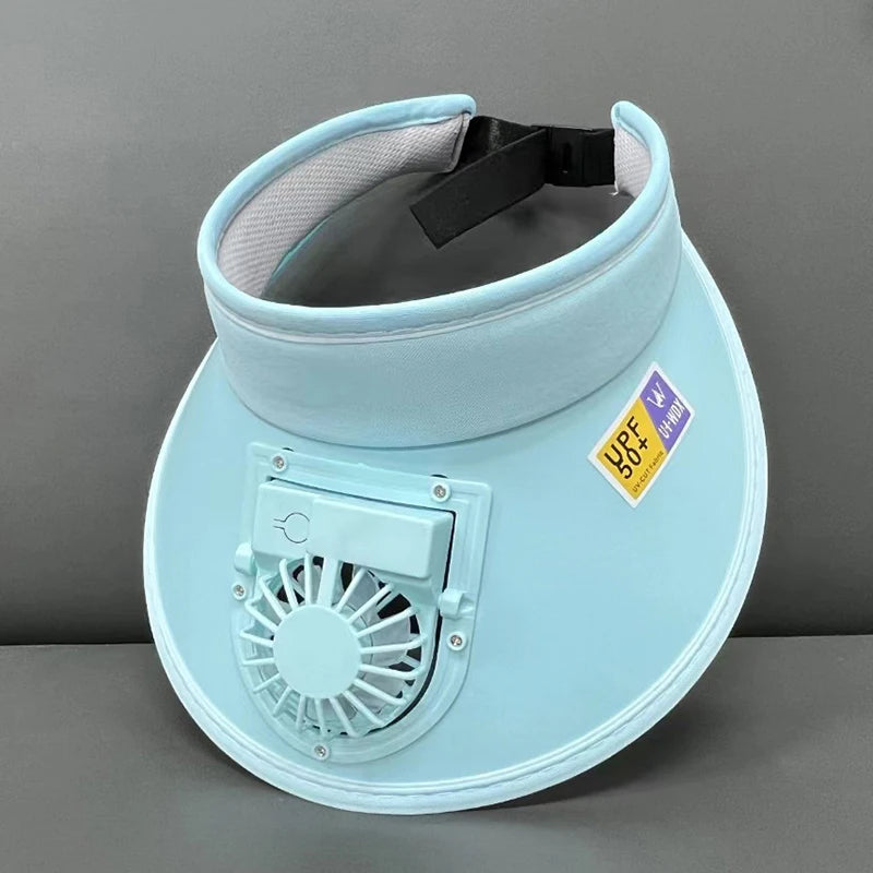 Breathable Cooling Fan Hat