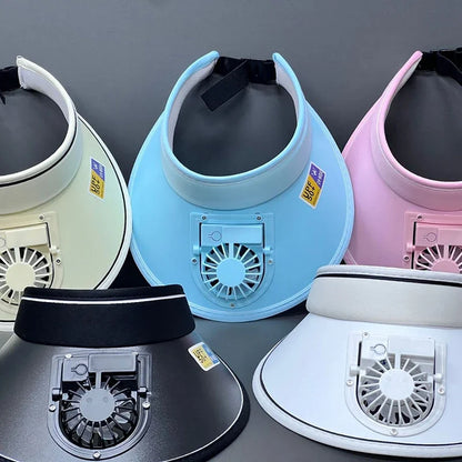Breathable Cooling Fan Hat