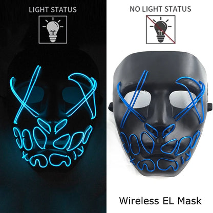Neon LED Purge Mask Glow