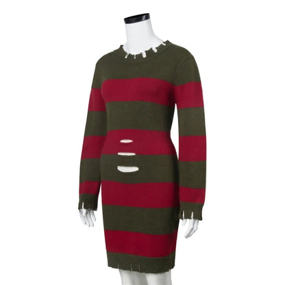 Women's Freddy Krueger Sweater - Halloween Cosplay | Oveni