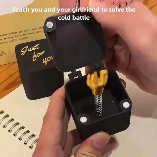 Middle Finger in Box -Gag Gift