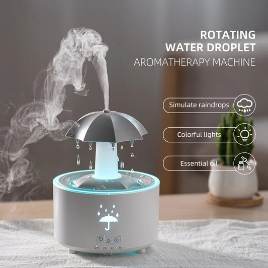 Cloud Rain Humidifier Raindrop Aroma Essential Oil