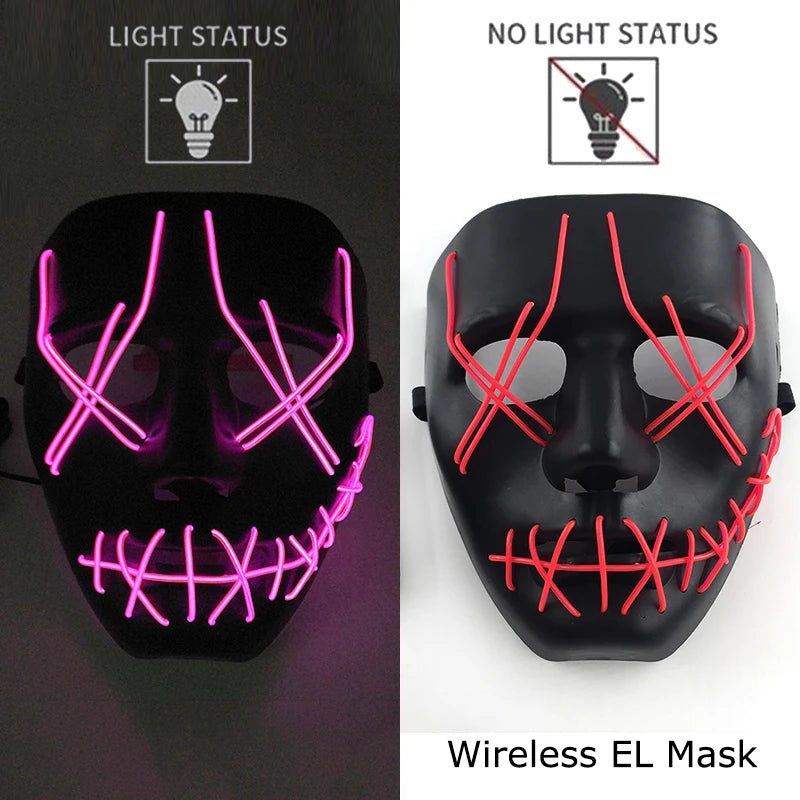 Neon LED Purge Mask Glow