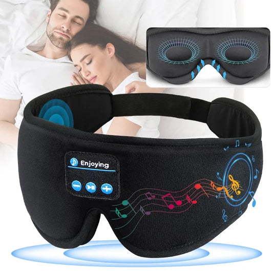 3D Eye Mask Music Play Sleeping Headphones