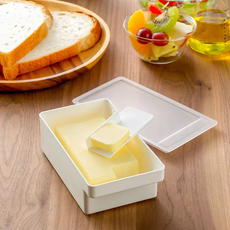 Butter Cutter Box With Lid And Knife